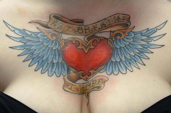 Tagged tattoo chest chest tattoo heart